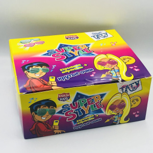 Взрывная карамель с татуировкой "ОЧКИ SUPER STYLE" 1гр*30шт*12 блоков
