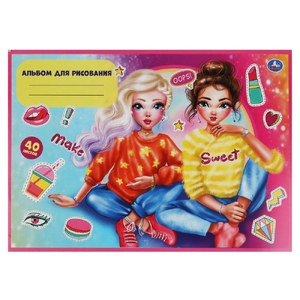Альбом д/рис 40л, скр, диз1 Умка в кор.20шт