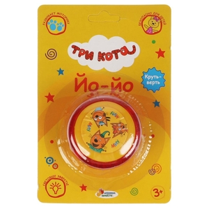 Йо-йо Три Кота свет, блист. 10*15*5см ИГРАЕМ ВМЕСТЕ в кор.240шт