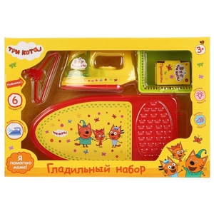 Гладильный набор Три Кота (свет, звук) ИГРАЕМ ВМЕСТЕ в кор.2*12шт