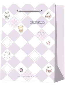 Dream cards Пакет подарочный с мат.лам. 18х23х10см (M) Лучшие друзья,  фиолетовый, 210 г ПКП-6554