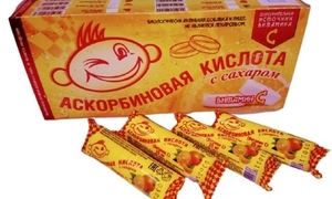 Аскорбиновая кислота с сахаром 30г*20 шт*12 блоков