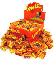 Жевательная резинка LOVE IS апельсин-ананас 4,2гр*100шт*20 блоков.210
