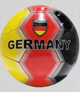 Мяч футбольный germany пвх 1 слой, 5 р., камера рез., маш.обр. в пак. NEXT в кор.50шт