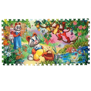 Коврик сборный "КРОШКА ЕНОТ" 8 сегментов, каждый 31.5*31.5см в пак. ТМ "ИГРАЕМ ВМЕСТЕ" в кор.12шт