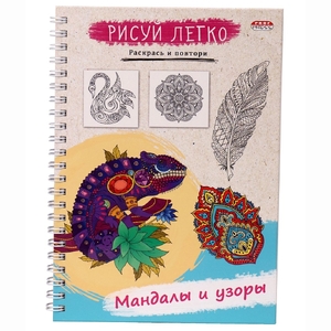 Скетчбук с пошаговыми уроками А5, 64л.,"Микс", 100 г/м2,  Проф-Пресс, гребень, мат лам., выб.лак ,	